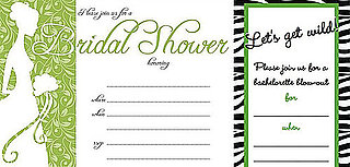 Bridal Shower and Bachelorette Party Invitations Bridal Shower and Bachelorette Party Invitations
