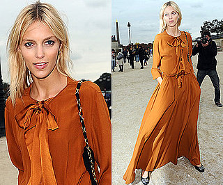 Photos of Anja Rubik at Chloe Spring 2011 Show at Paris Fashion Week Photos of Anja Rubik at Chloe Spring 2011 Show at Paris Fashion Week
