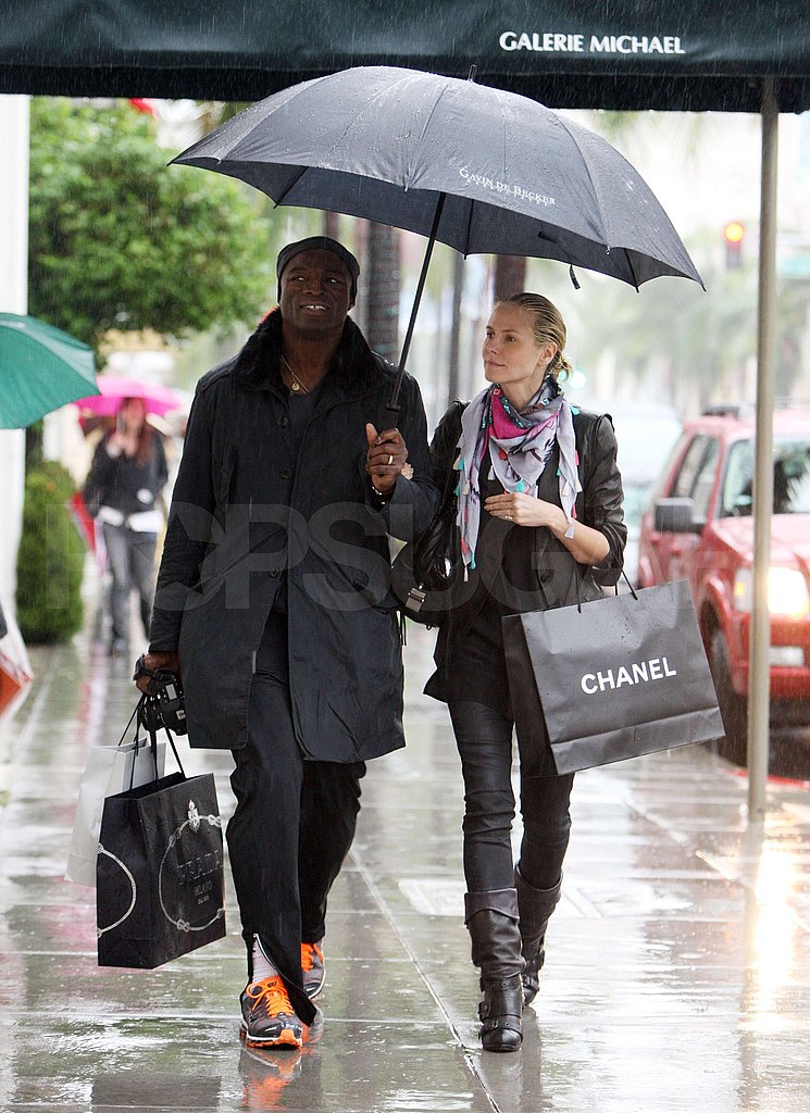 Pictures of Heidi Klum and Seal Christmas Shopping in the Rain ...  