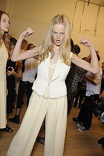 Spring 2012 Backstage Pictures: Calvin Klein, Ralph Lauren, L'Wren Scott Spring 2012 Backstage Pictures: Calvin Klein, Ralph Lauren, L'Wren Scott
