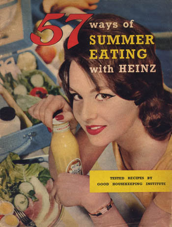 Stay away from this lady's condiments.
Stay away from this lady's condiments.