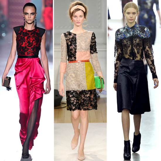 Lace Appliques Fall 2012 Trend Lace Appliques Fall 2012 Trend