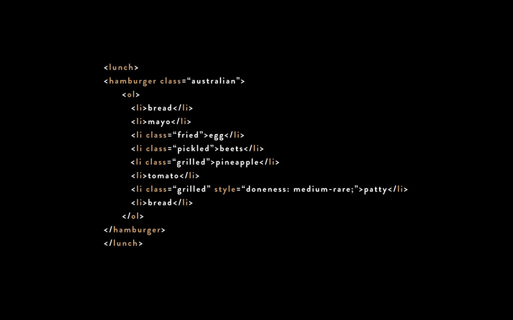 Hamburger Text Markup Language by Don't Fear the Internet Hamburger Text Markup Language by Don't Fear the Internet