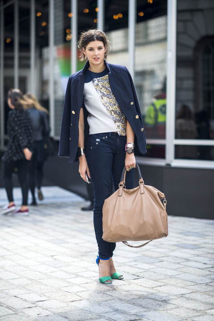 You can cover up on top, but keep things cool on bottom with a pair of vibrant ankle-strap heels to lend color and a little sex appeal to your look.
Source: Adam Katz Sinding
You can cover up on top, but keep things cool on bottom with a pair of vibrant ankle-strap heels to lend color and a little sex appeal to your look.
Source: Adam Katz Sinding