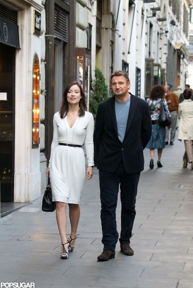 Olivia Wilde and Liam Neeson filmed a scene for their film ...