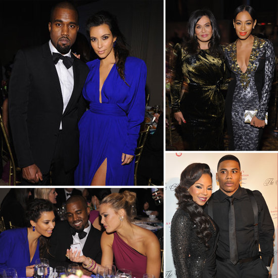 Kim Kardashian and Kanye West Dress to the Nines For an NYC Bash Kim Kardashian and Kanye West Dress to the Nines For an NYC Bash