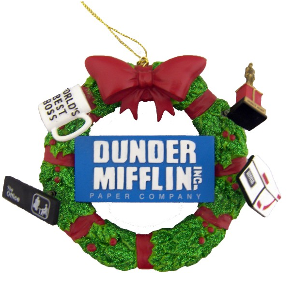 dunder mifflin wreath ornament 12 shop dunder mifflin dunder mifflin wreath ornament 12 shop dunder mifflin