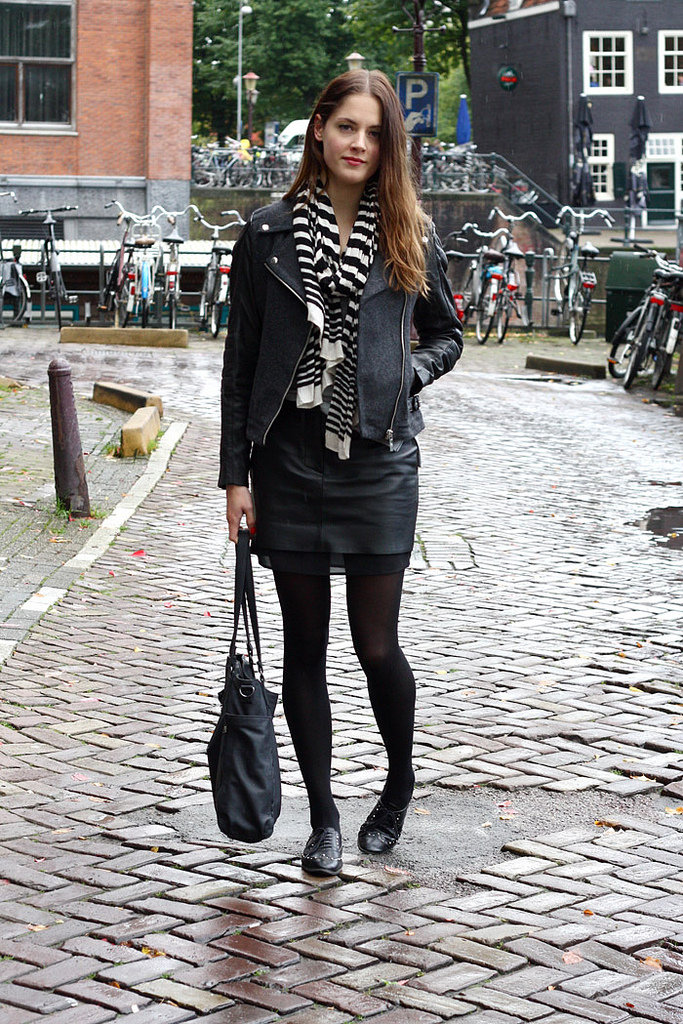 A mix of wool and leather texture — plus a cool striped scarf — incites a little more interest on an all-black ensemble.
Source: Lookbook.nu
A mix of wool and leather texture — plus a cool striped scarf — incites a little more interest on an all-black ensemble.
Source: Lookbook.nu
