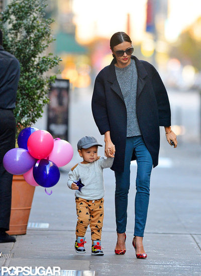 Miranda Kerr and Flynn Bloom took a stroll in NYC. Miranda Kerr and Flynn Bloom took a stroll in NYC.