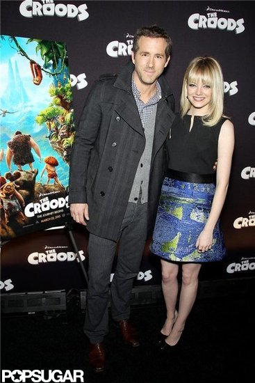 Emma Stone and Ryan Reynolds attended an event in NYC. Emma Stone and Ryan Reynolds attended an event in NYC.