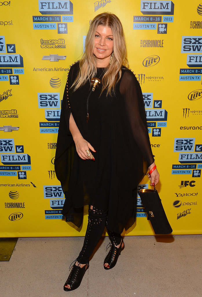 Pregnant Fergie accompanied husband Josh Duhamel for his Scenic Route screening at SXSW.
Pregnant Fergie accompanied husband Josh Duhamel for his Scenic Route screening at SXSW.