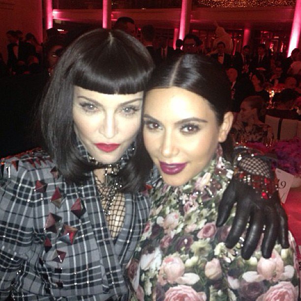 Kim Kardashian hugged with pop icon Madonna at the Met Gala.
Source: Instagram user kimkardashian
Kim Kardashian hugged with pop icon Madonna at the Met Gala.
Source: Instagram user kimkardashian