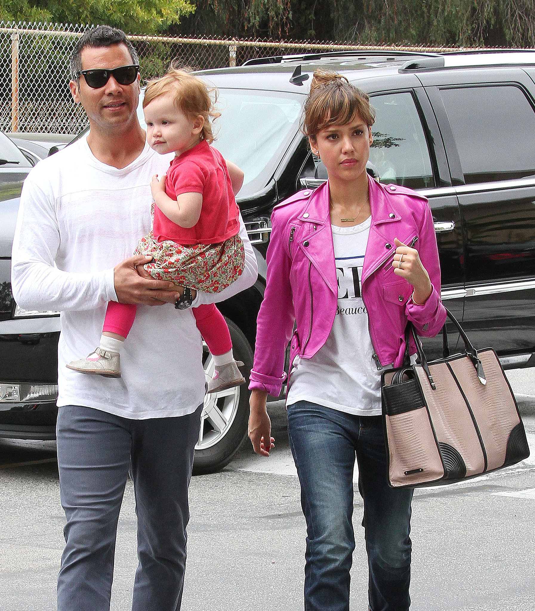 Jessica Alba went with her husband, Cash Warren, and ...