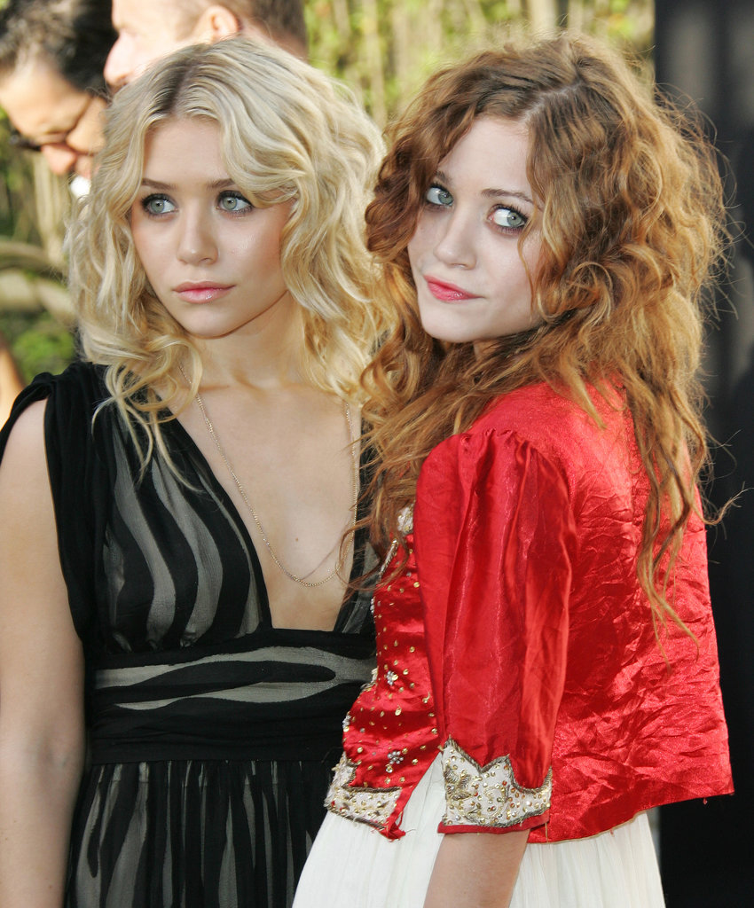 At the 2005 amfAR Gala, they both went with textured curls. However, Ashley stayed blond, while Mary-Kate was still flaunting reddish-tinged hair.
At the 2005 amfAR Gala, they both went with textured curls. However, Ashley stayed blond, while Mary-Kate was still flaunting reddish-tinged hair.