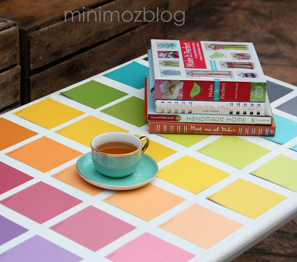 Paint Chip Table Paint Chip Table