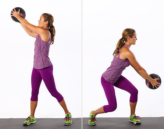 Twisting Wood Chop With Medicine Ball Twisting Wood Chop With Medicine Ball