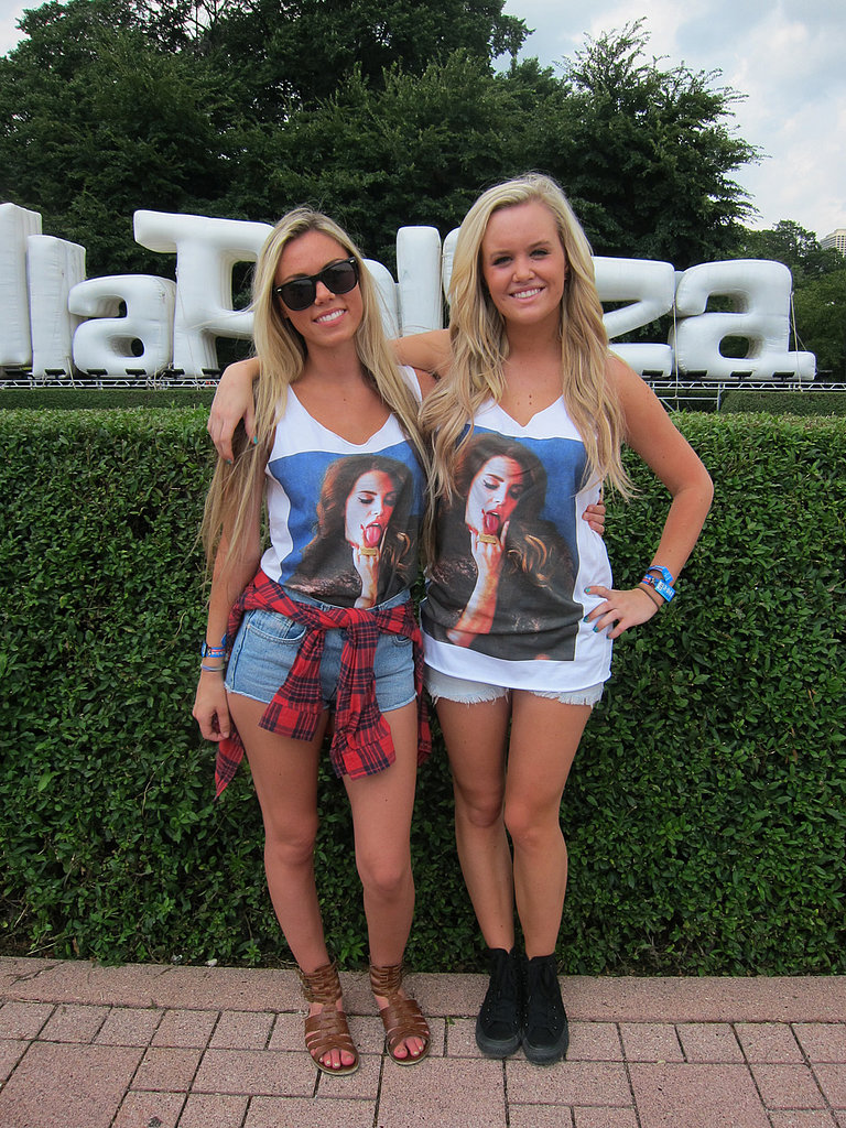 It's clear who Sadee and Austin came to see. Clad in matching Lana Del Rey t-shirts, the two showed that imitation is truly the sincerest form of flattery.
It's clear who Sadee and Austin came to see. Clad in matching Lana Del Rey t-shirts, the two showed that imitation is truly the sincerest form of flattery.