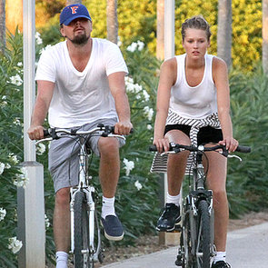 Leonardo DiCaprio Riding Bikes Leonardo DiCaprio Riding Bikes