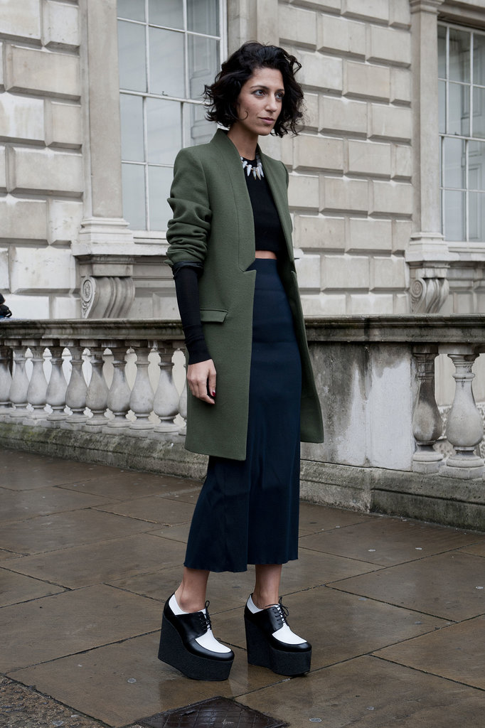 We can't get enough of her shoes.
We can't get enough of her shoes.