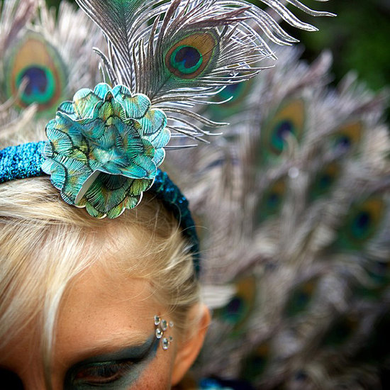 DIY Peacock Costume Made From Photographs DIY Peacock Costume Made From Photographs