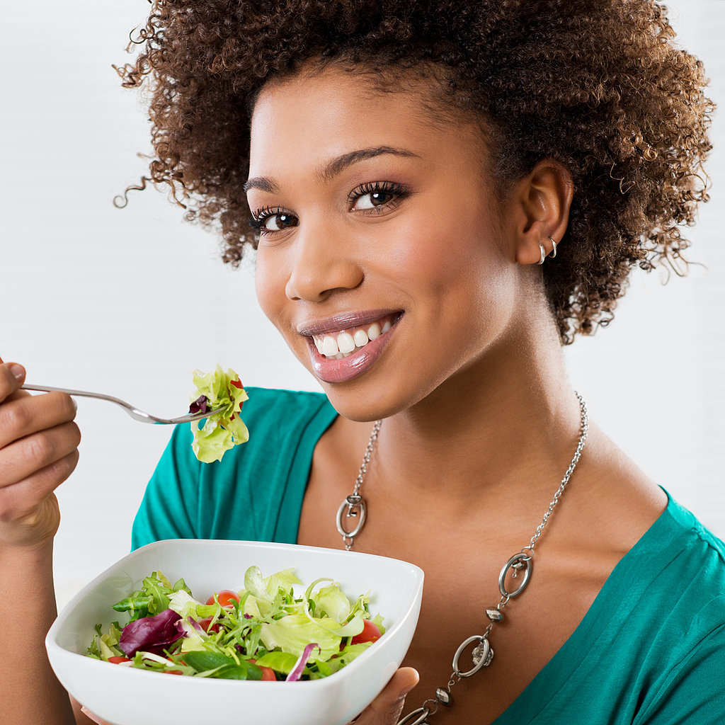 Eating a Salad Before the Entrée Eating a Salad Before the Entrée