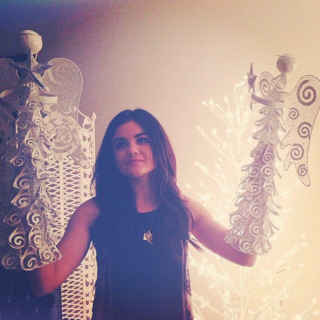 Pretty Little Liars star Lucy Hale was high-fiving a million angels on Instagram — or at least two.
Source: Instagram user lucyhale
Pretty Little Liars star Lucy Hale was high-fiving a million angels on Instagram — or at least two.
Source: Instagram user lucyhale