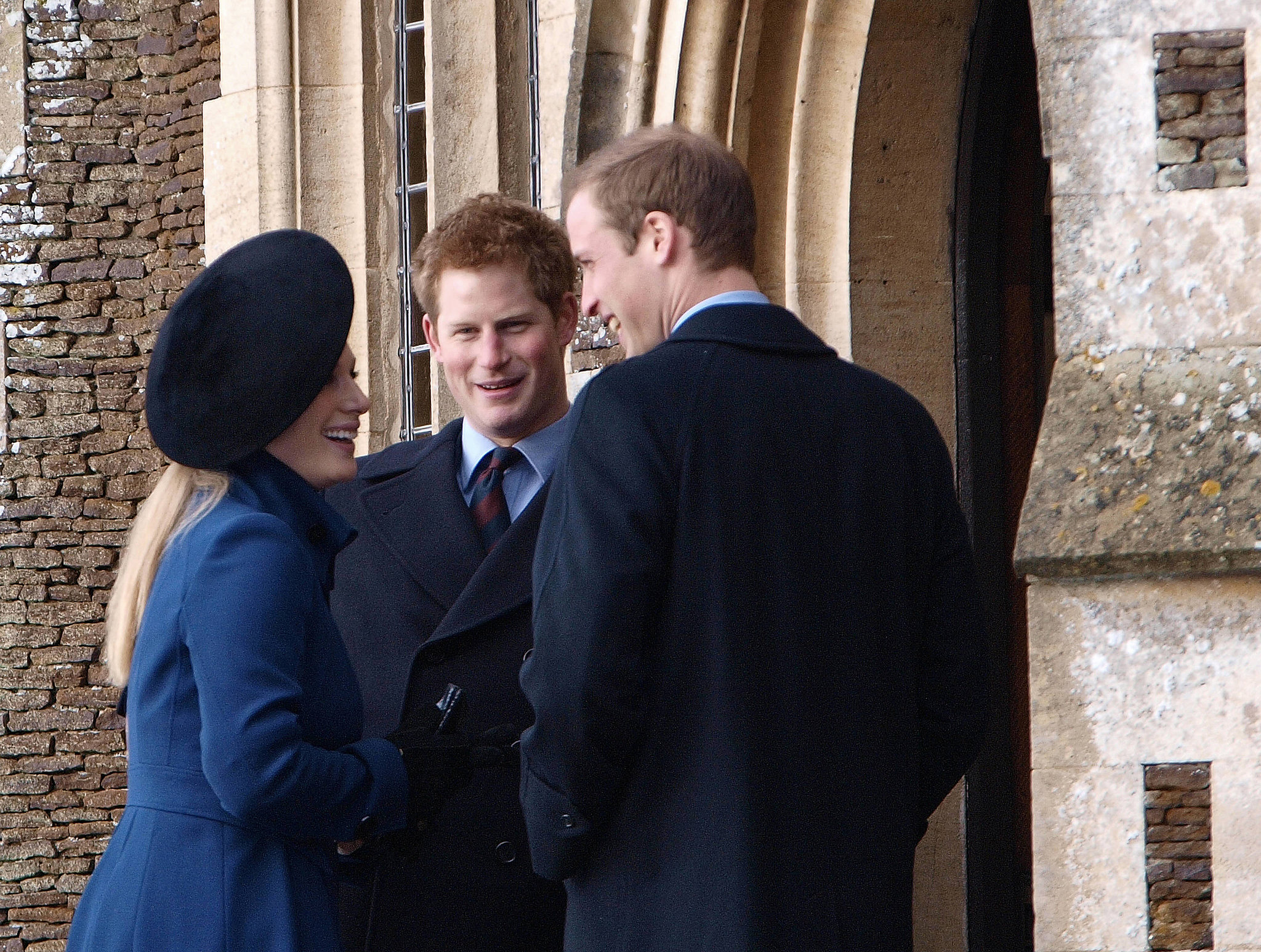 Prince William and Prince Harry chatted with their cousin Zara