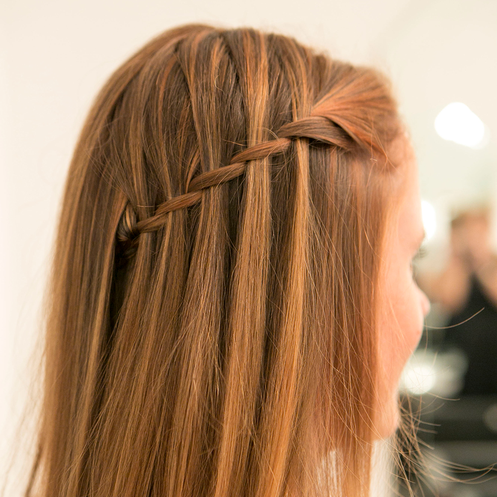 images of a waterfall braid