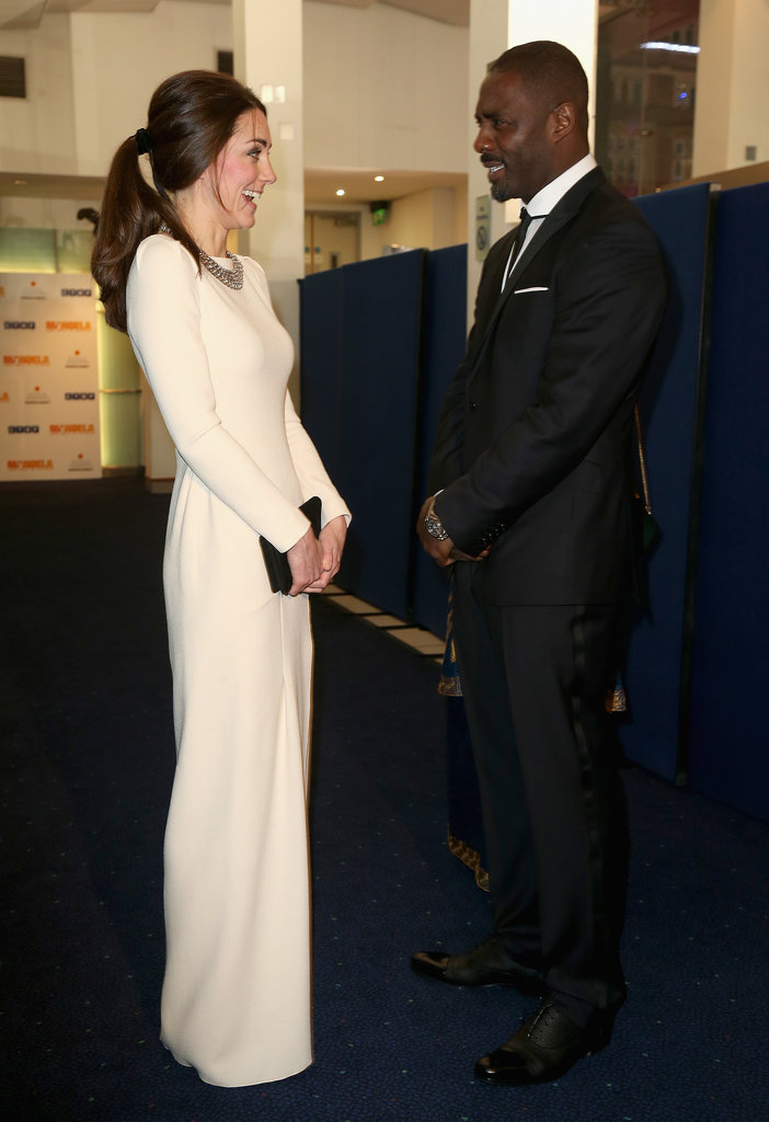 Kate got to meet Idris Elba at the premiere of Mandela: Long Walk to Freedom in London in December 2013.
Kate got to meet Idris Elba at the premiere of Mandela: Long Walk to Freedom in London in December 2013.