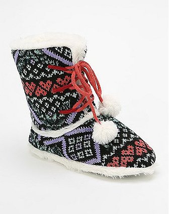 Urban Outfitters Fairisle Slipper Urban Outfitters Fairisle Slipper
