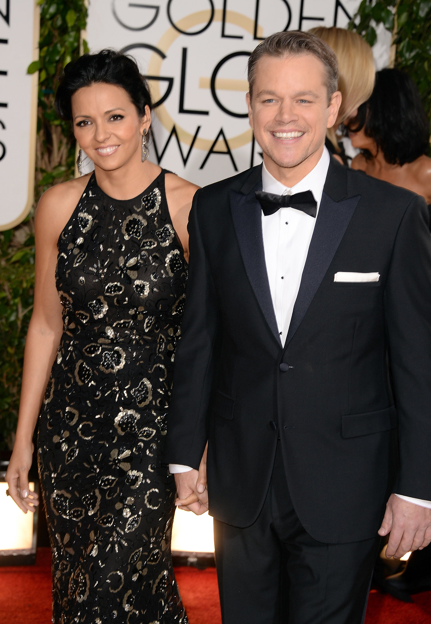 Matt Damon was all smiles alongside his wife, Luciana. It's Date