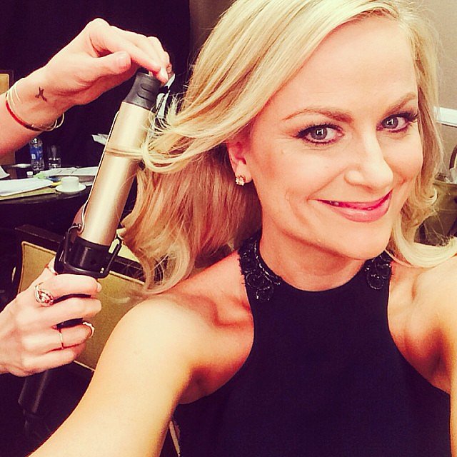 Amy Poehler snapped a selfie while getting ready for the Golden Globes.
Source: Instagram user stellamccartney
Amy Poehler snapped a selfie while getting ready for the Golden Globes.
Source: Instagram user stellamccartney