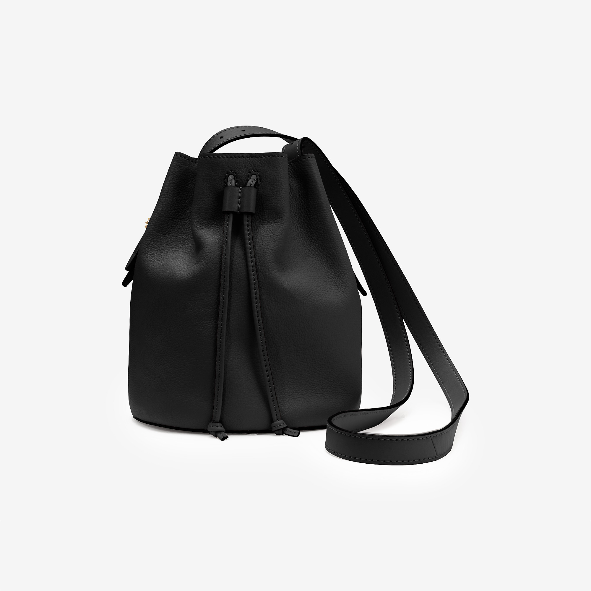 Kate Spade Saturday Mini Black Drawstring Bucket Bag We'll Take Our