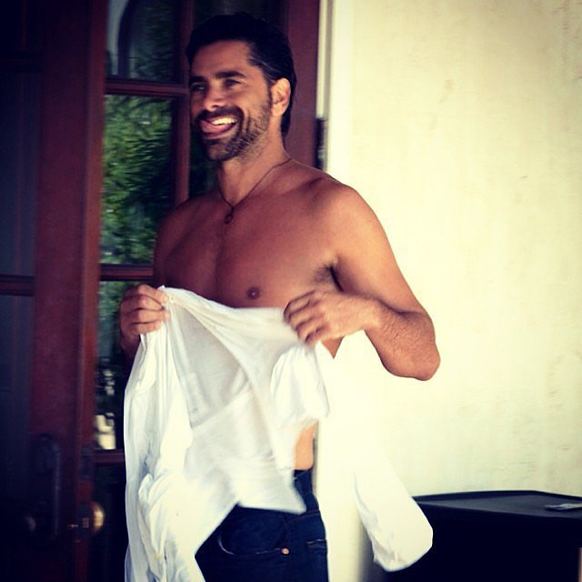 Have Mercy When John Stamos Posted This Shirtless Photo He Nearly From Fun In The Sun To