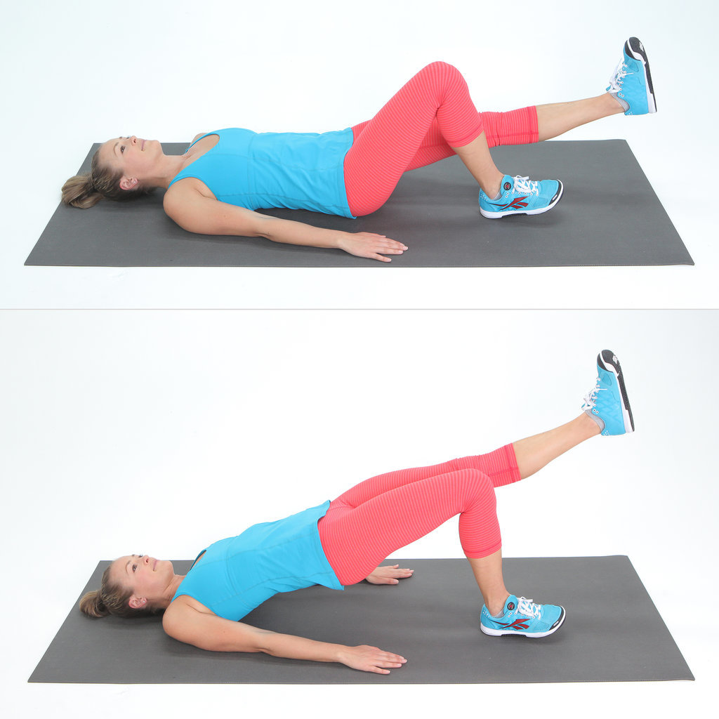 Single Leg Bridge Kicks Single Leg Bridge Kicks