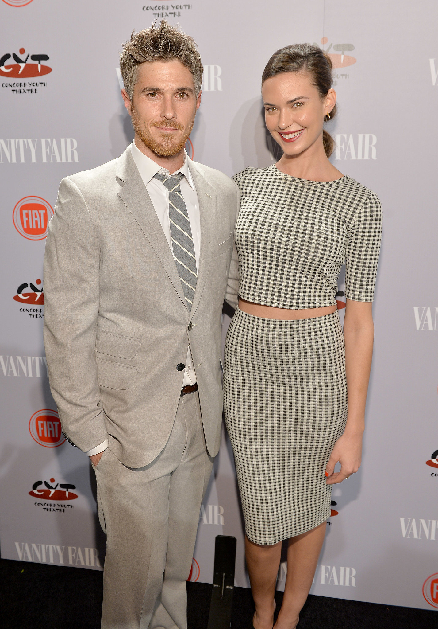 Dave Annable And His Wife, Odette, Matched In Stripes. | Everywhere You ...