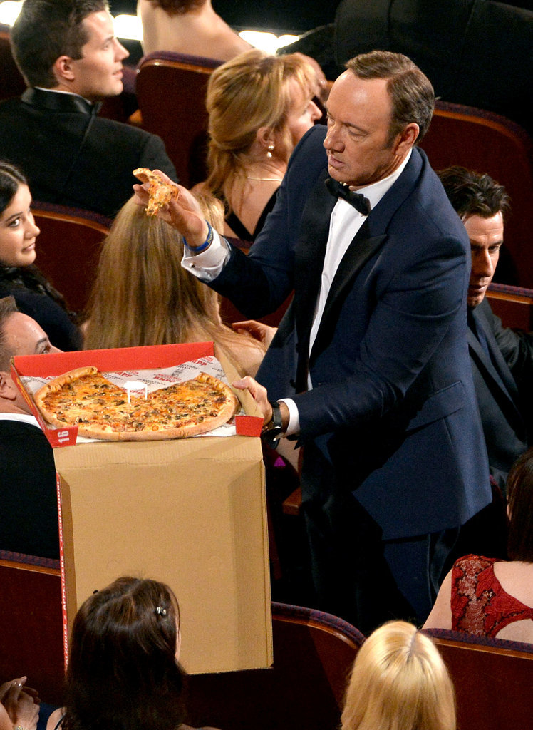 Ellen DeGeneres Pizza Delivery at 2014 Oscars POPSUGAR Celebrity