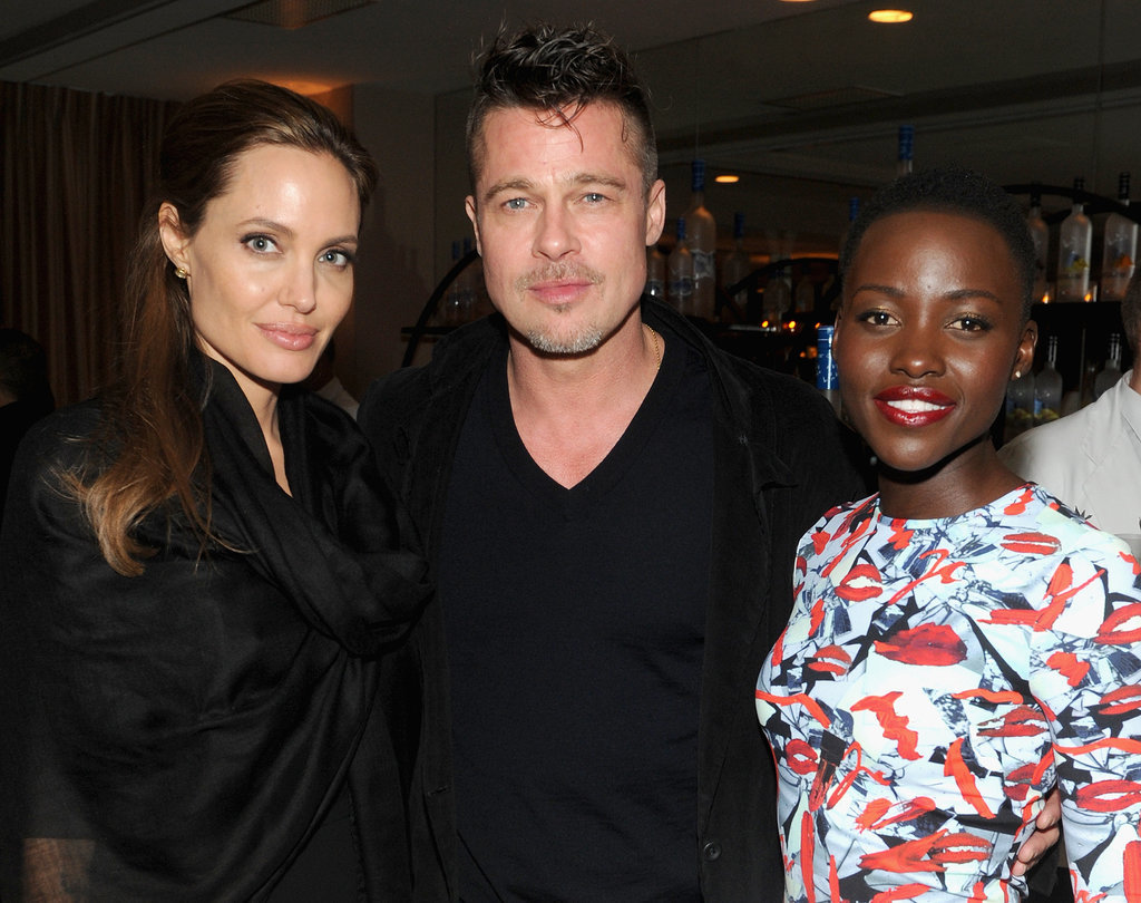 Angelina Jolie and Lupita Nyong'o at Grey Goose's Presentation of 12 Years a Slave Angelina Jolie and Lupita Nyong'o at Grey Goose's Presentation of 12 Years a Slave