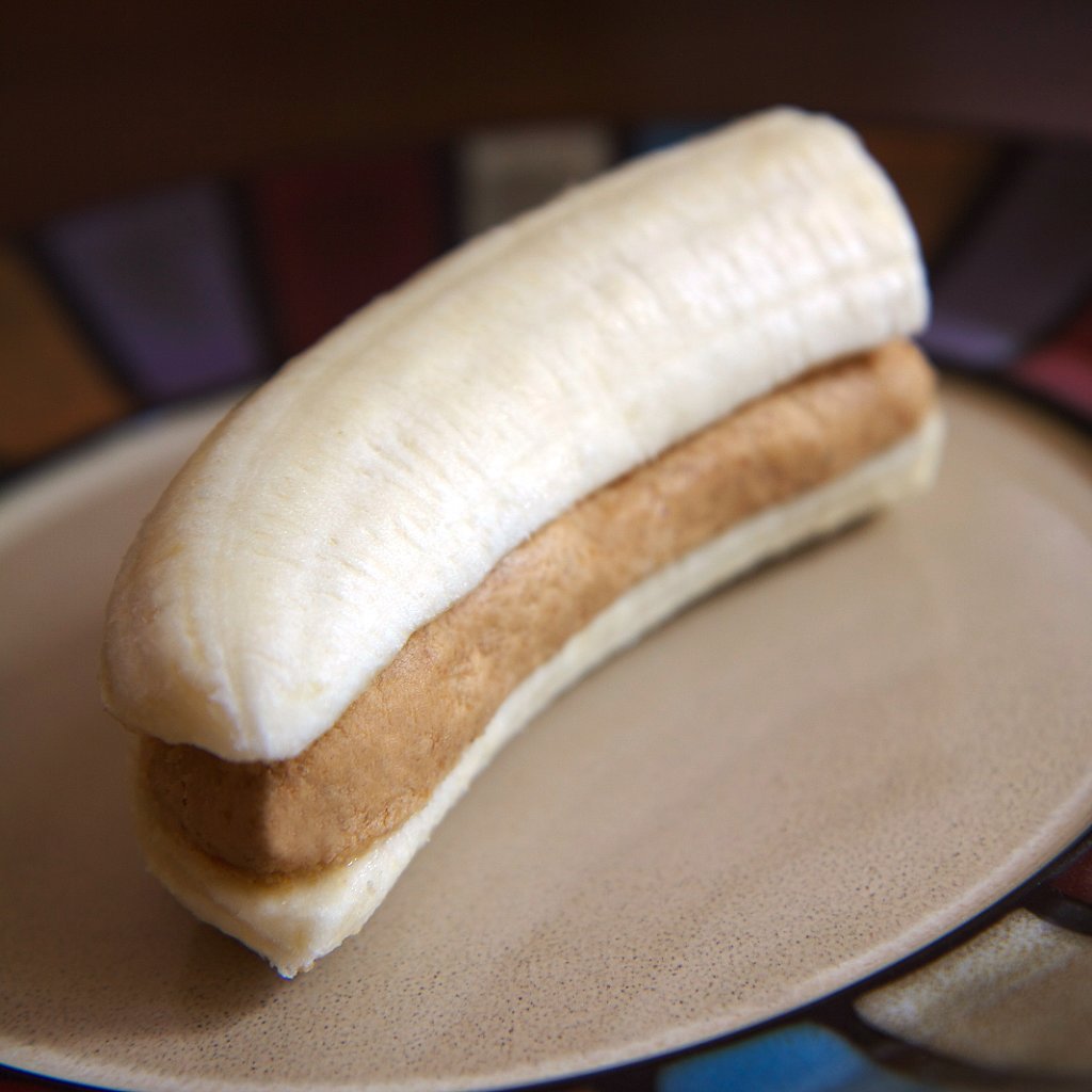 high-protein-banana-peanut-butter-snack-popsugar-fitness