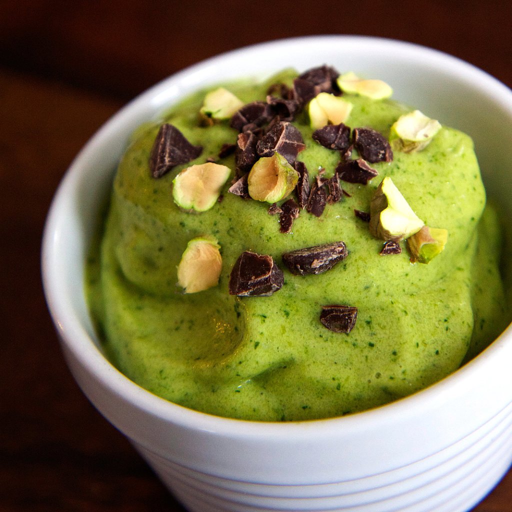 Vegan Ice Cream Made With Bananas, Mango, and Spinach POPSUGAR Fitness
