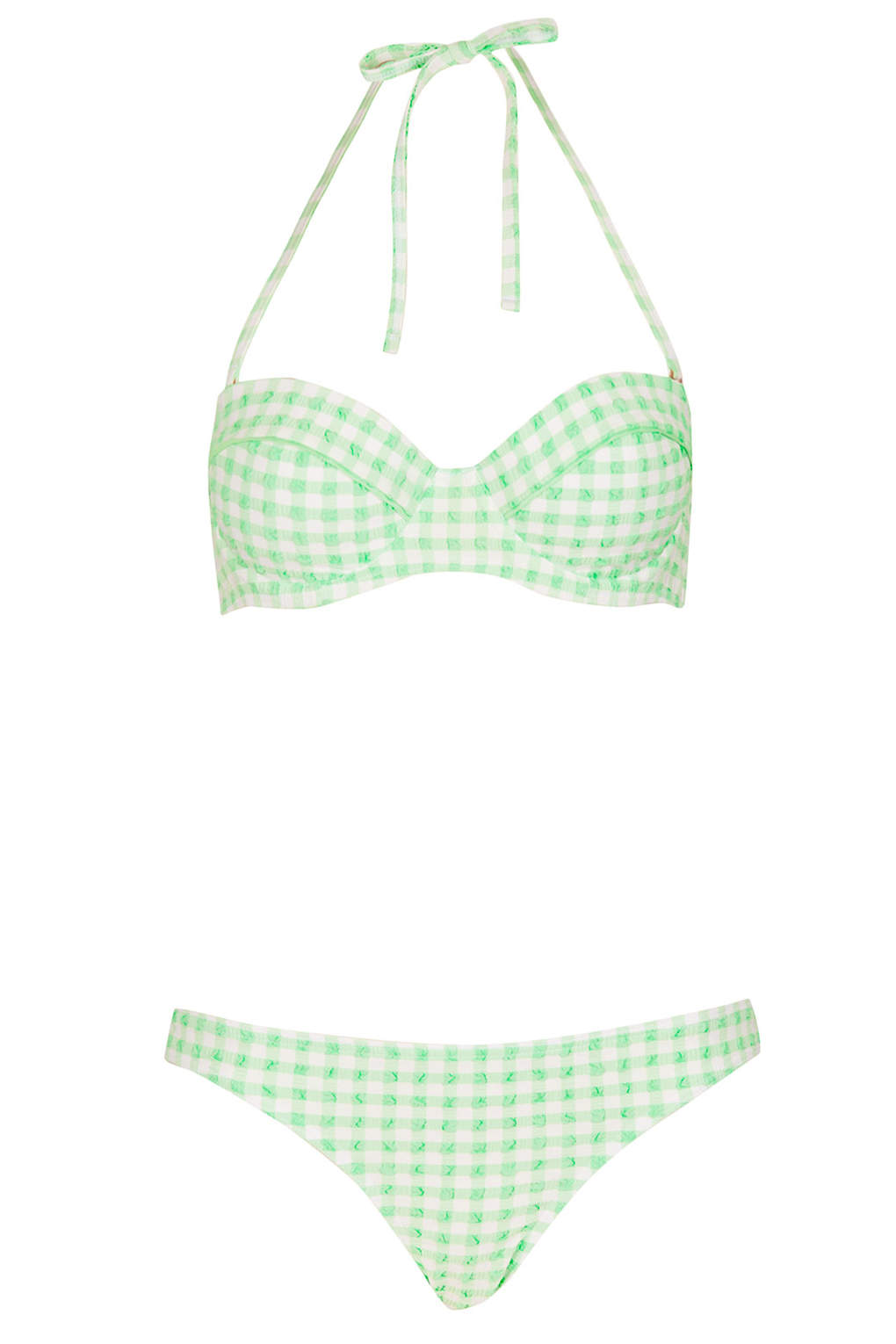 Green Gingham Bikini Bikinis That Won't Break the Bank