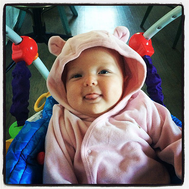 Jimmy Fallon shared a snap of his daughter, Winnie, in a pink bear outfit.
Source: Instagram user jimmyfallon
Jimmy Fallon shared a snap of his daughter, Winnie, in a pink bear outfit.
Source: Instagram user jimmyfallon