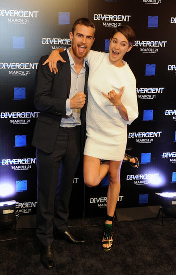 The duo got goofy at an Atlanta, GA, screening of Divergent in March. The duo got goofy at an Atlanta, GA, screening of Divergent in March.