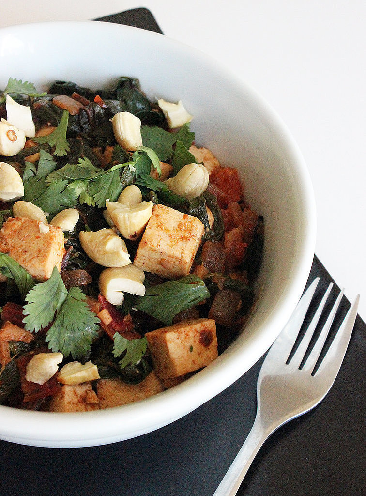Monday: Indian-Spiced Chard With Tofu
