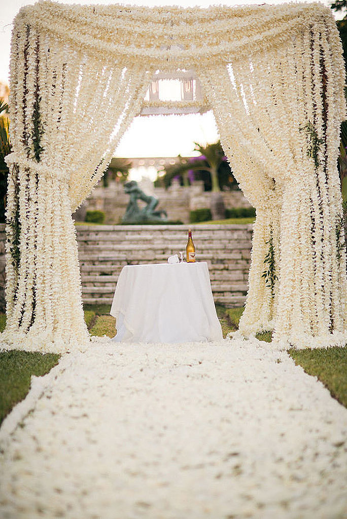 Outdoor weddings offer all sorts of possibilities for ...