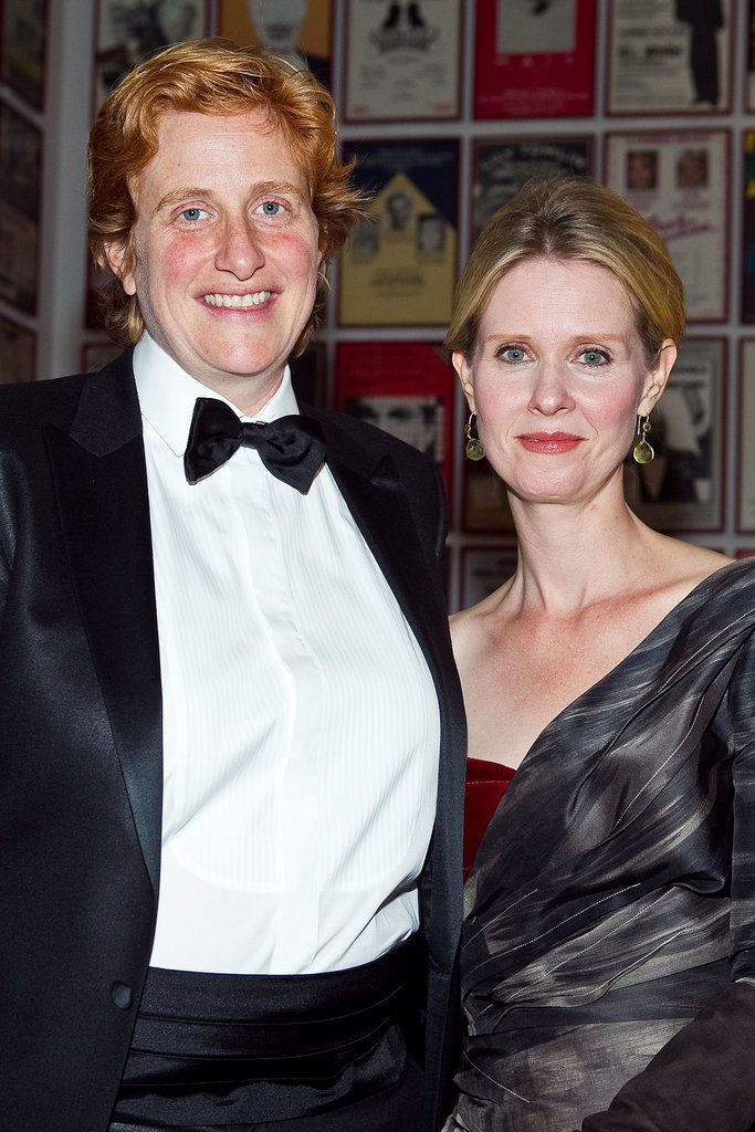 Cynthia Nixon and Christine Marinoni Cynthia Nixon and Christine Marinoni