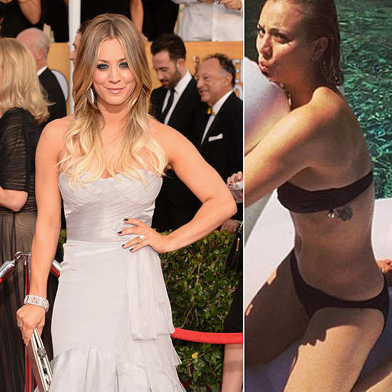 Kaley Cuoco debuted a new tattoo on her ribcage when her husband, Ryan Sweeting, shared a snap of her in a bikini on March 2014.
Source: Getty / Theo Wargo and Instagram user ryansweeting
Kaley Cuoco debuted a new tattoo on her ribcage when her husband, Ryan Sweeting, shared a snap of her in a bikini on March 2014.
Source: Getty / Theo Wargo and Instagram user ryansweeting