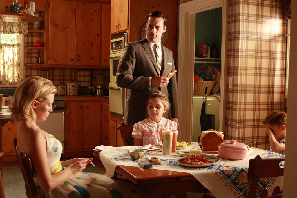 Things are awkward between Don and Betty during season two, but Sally and her dad are still cool.
Things are awkward between Don and Betty during season two, but Sally and her dad are still cool.