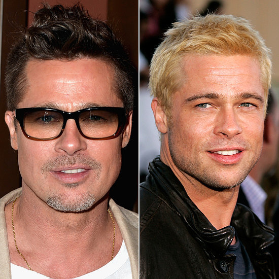 Does Brad look better as a dirty blond or bleached babe? Does Brad look better as a dirty blond or bleached babe?