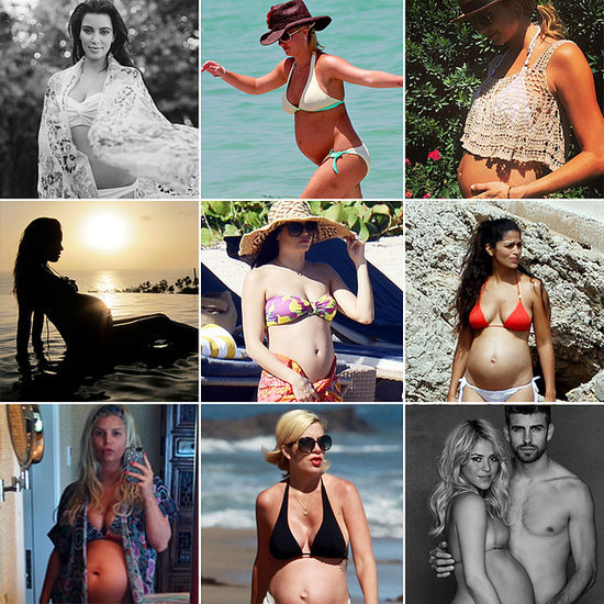 Celeb Moms Who've Rocked a Bikini While Pregnant Celeb Moms Who've Rocked a Bikini While Pregnant